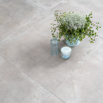 Keramische Tuintegel Keraton Cement-Look Grey 60x60x4 cm