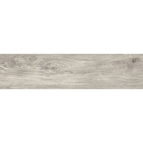 Keramische Tuintegel Keramika Wood Bianco 30x120x2 cm